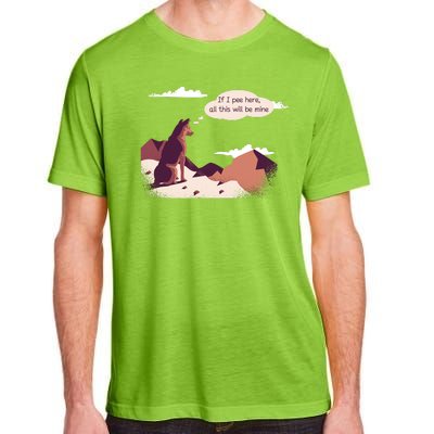 Funny Dog Mountain Adult ChromaSoft Performance T-Shirt