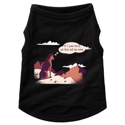 Funny Dog Mountain Doggie Tank