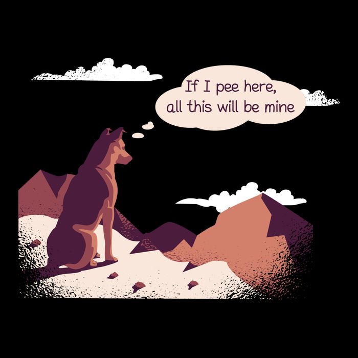 Funny Dog Mountain USA-Made Doggie Bandana