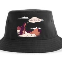 Funny Dog Mountain Sustainable Bucket Hat
