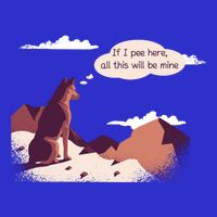 Funny Dog Mountain Long Sleeve Shirt