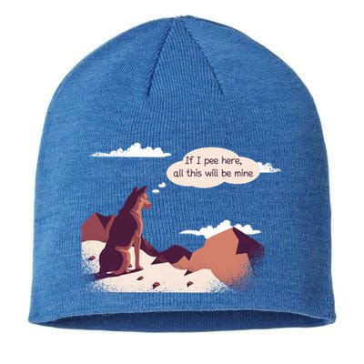 Funny Dog Mountain Sustainable Beanie
