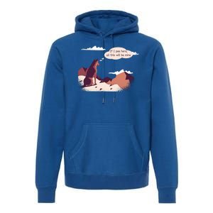 Funny Dog Mountain Premium Hoodie