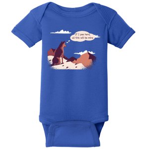 Funny Dog Mountain Baby Bodysuit