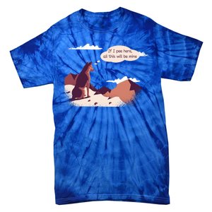 Funny Dog Mountain Tie-Dye T-Shirt