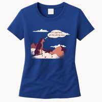 Funny Dog Mountain Womens T-Shirt