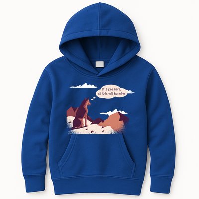 Funny Dog Mountain Kids Hoodie