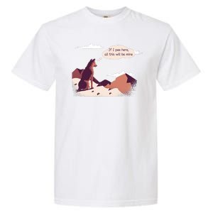 Funny Dog Mountain Garment-Dyed Heavyweight T-Shirt