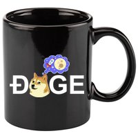 Funny Doge Meme Dogecoin Currency 11oz C Handle Ceramic Mug