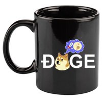Funny Doge Meme Dogecoin Currency 11oz C Handle Ceramic Mug