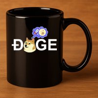 Funny Doge Meme Dogecoin Currency 11oz C Handle Ceramic Mug