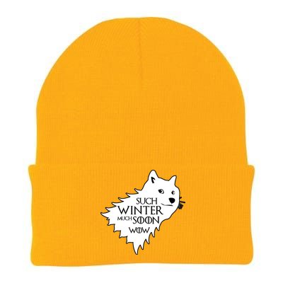 Funny Doge Such Winter Much Soon Knit Cap Winter Beanie