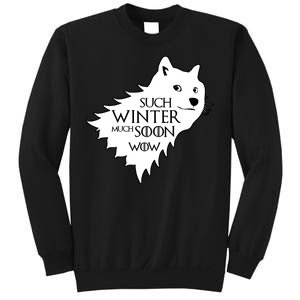 Funny Doge Such Winter Much Soon Sweatshirt