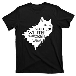 Funny Doge Such Winter Much Soon T-Shirt