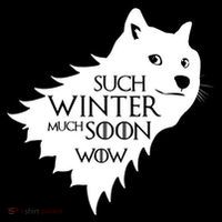 Funny Doge Such Winter Much Soon T-Shirt