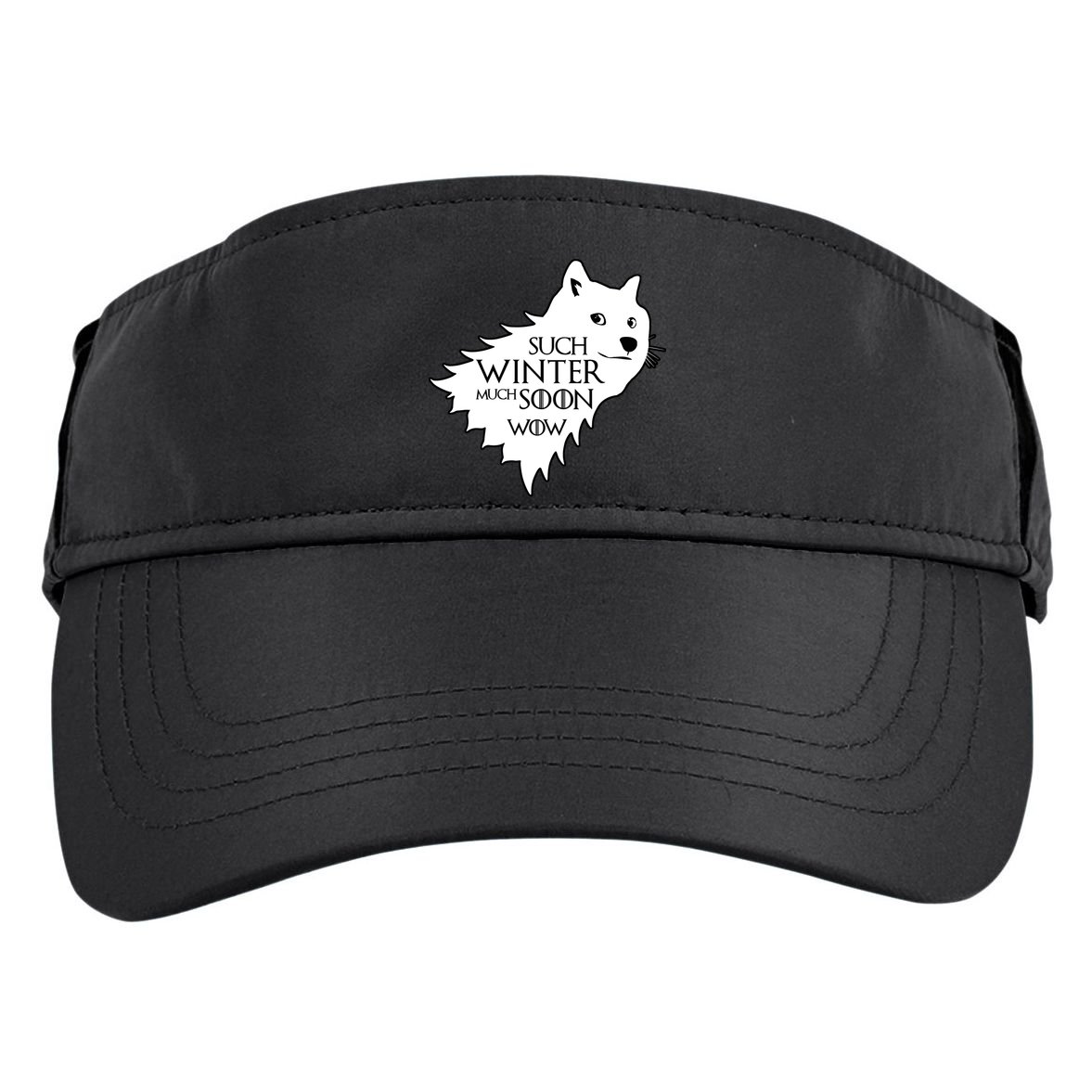 Funny Doge Such Winter Much Soon Adult Drive Performance Visor