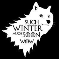 Funny Doge Such Winter Much Soon Drawstring Bag