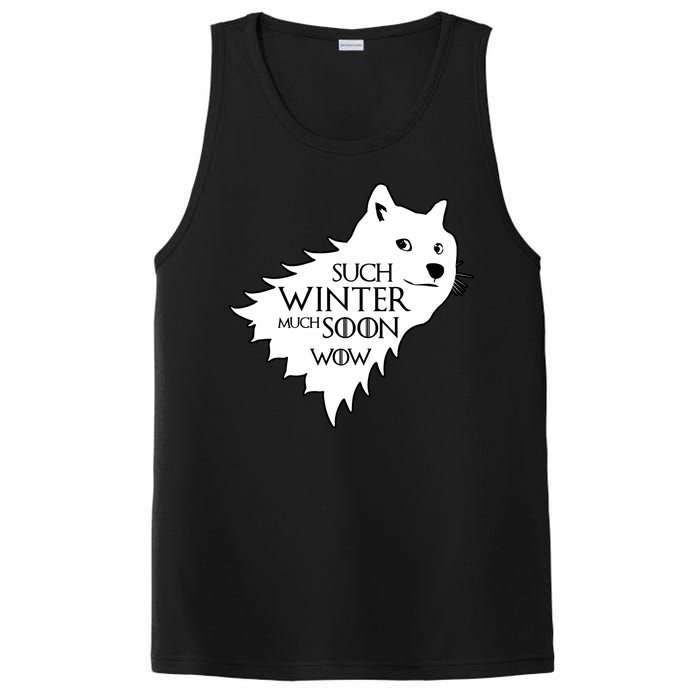 Funny Doge Such Winter Much Soon PosiCharge Competitor Tank