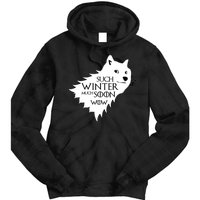 Funny Doge Such Winter Much Soon Tie Dye Hoodie