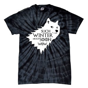 Funny Doge Such Winter Much Soon Tie-Dye T-Shirt