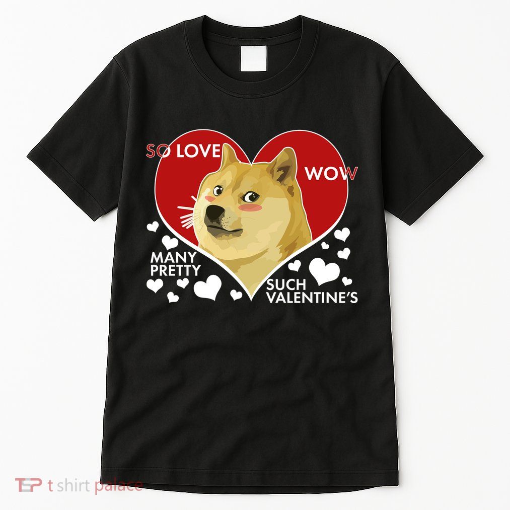 Funny Doge Valentine Meme Tall T-Shirt