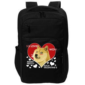 Funny Doge Valentine Meme Impact Tech Backpack