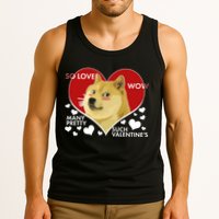 Funny Doge Valentine Meme Tank Top