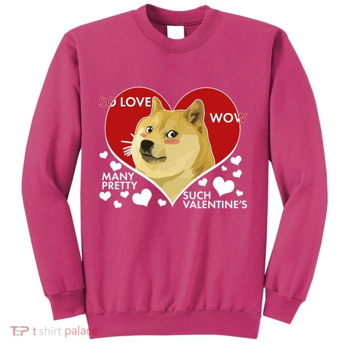 Funny Doge Valentine Meme Sweatshirt