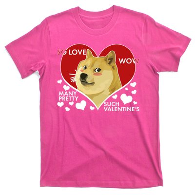 Funny Doge Valentine Meme T-Shirt