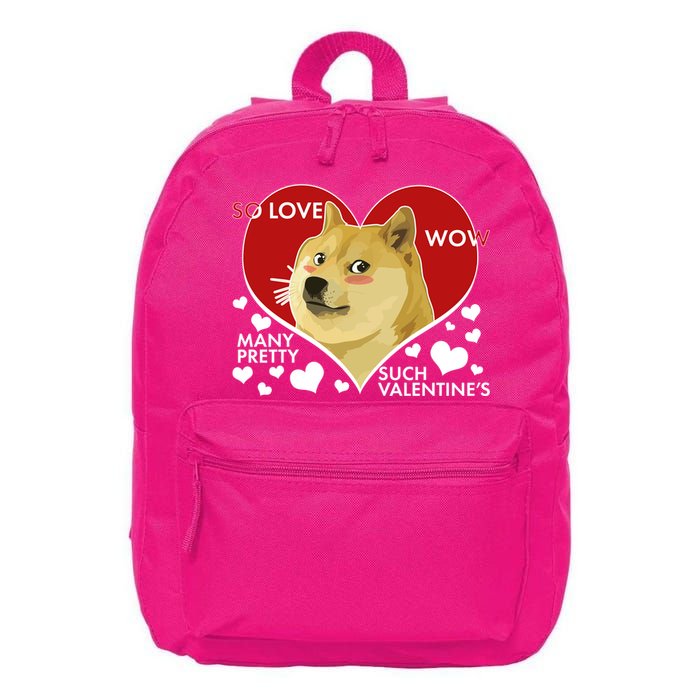 Funny Doge Valentine Meme 16 in Basic Backpack