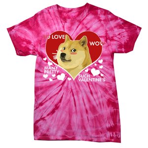 Funny Doge Valentine Meme Tie-Dye T-Shirt