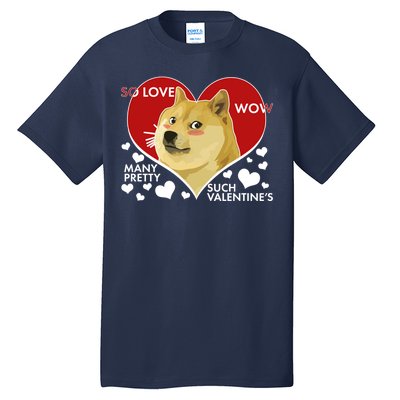 Funny Doge Valentine Meme Tall T-Shirt