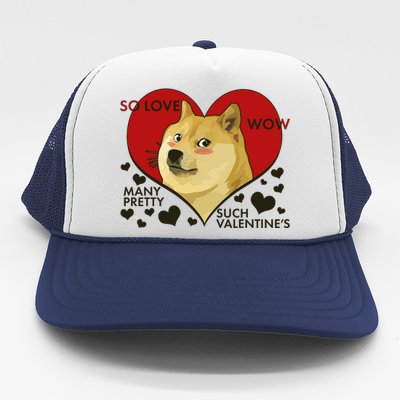 Funny Doge Valentine Meme Trucker Hat