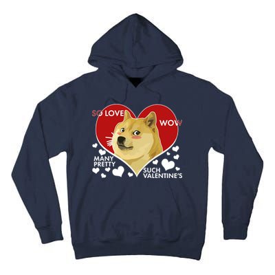 Funny Doge Valentine Meme Tall Hoodie