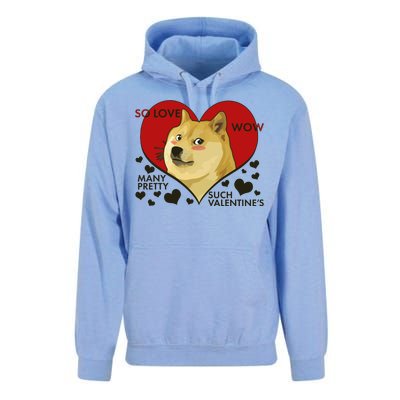 Funny Doge Valentine Meme Unisex Surf Hoodie