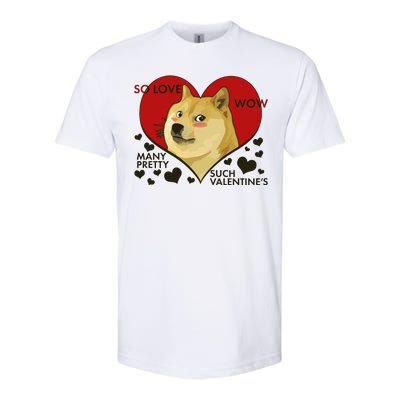 Funny Doge Valentine Meme Softstyle® CVC T-Shirt