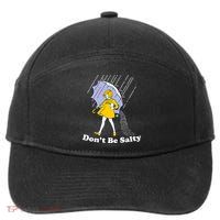 Funny Don't Be Salty 7-Panel Snapback Hat