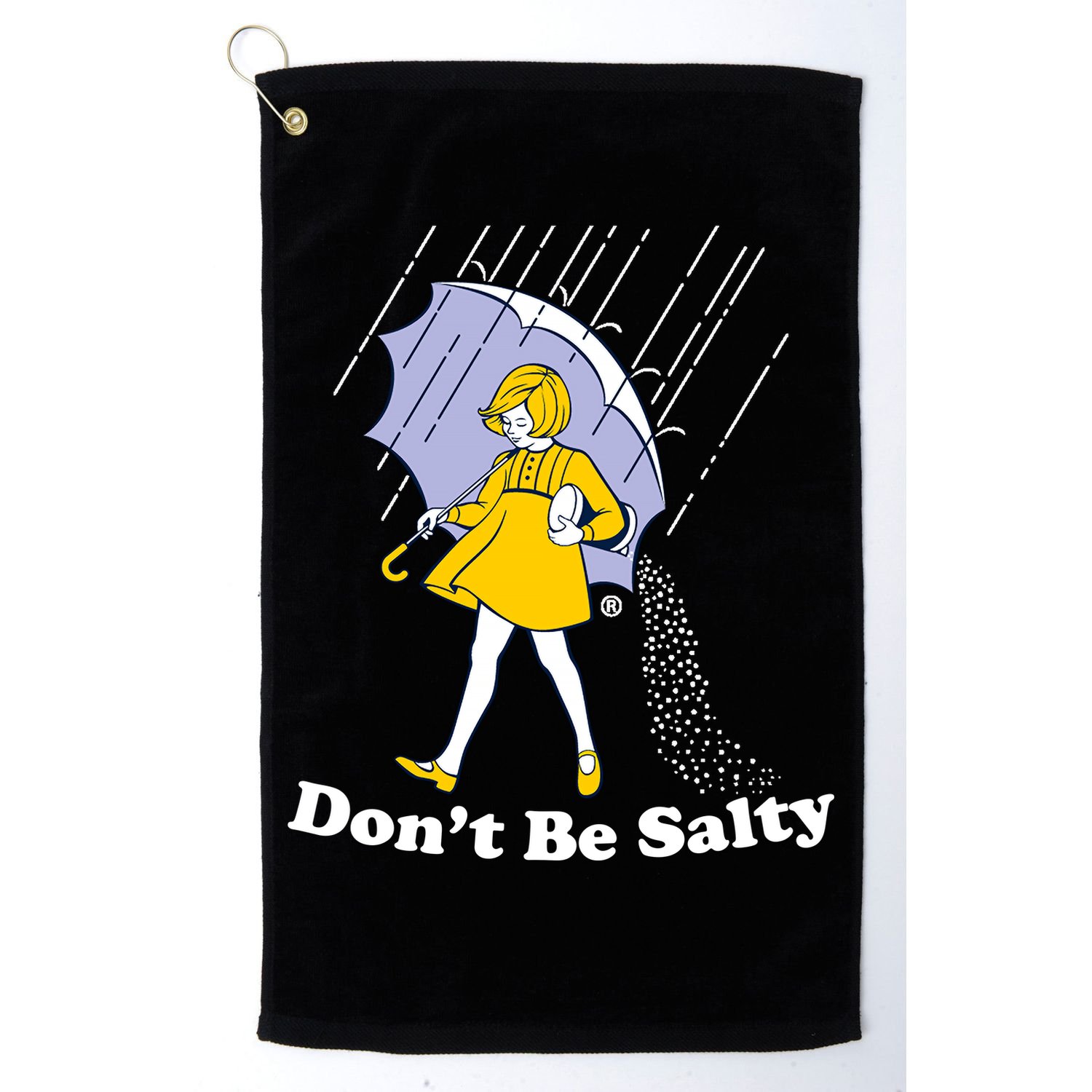 Funny Don't Be Salty Golf Towel