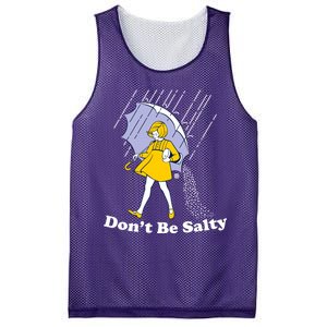 Funny Don't Be Salty Mesh Reversible Basketball Jersey Tank