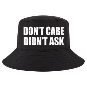 Funny Don't Care Didn't Ask Cool Comfort Performance Bucket Hat