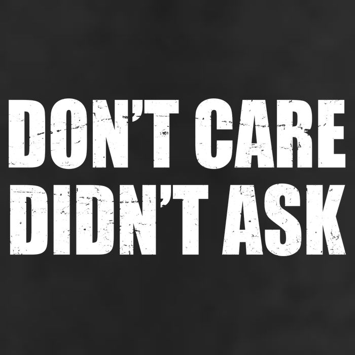 Funny Don't Care Didn't Ask Adult Drive Performance Visor