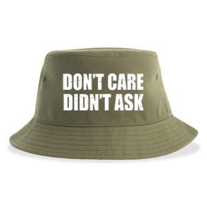 Funny Don't Care Didn't Ask Sustainable Bucket Hat