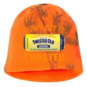 Funny Don't Get It Twisted Tea Meme Kati - Camo Knit Beanie