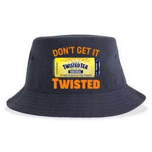 Funny Don't Get It Twisted Tea Meme Sustainable Bucket Hat