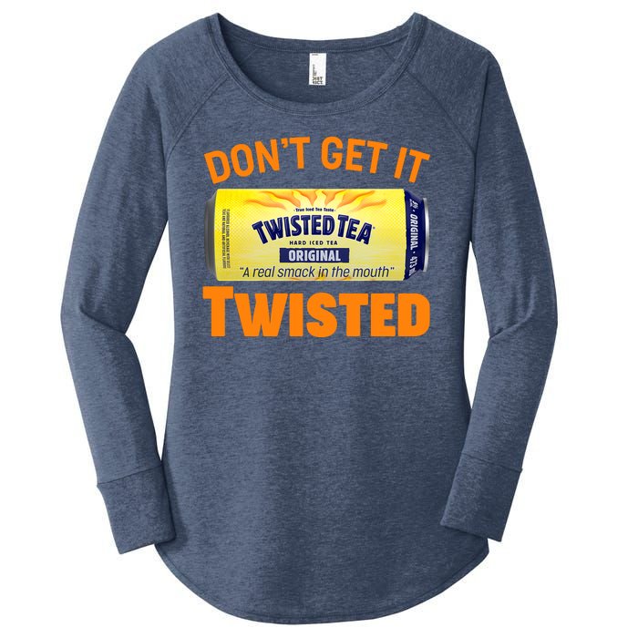 Funny Don't Get It Twisted Tea Meme Women's Perfect Tri Tunic Long Sleeve Shirt