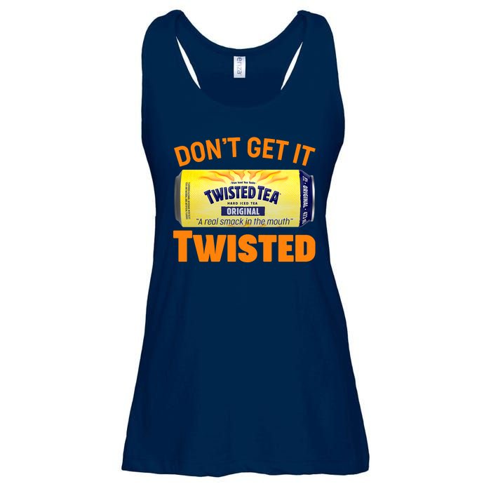 Funny Don't Get It Twisted Tea Meme Ladies Essential Flowy Tank