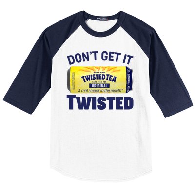 Funny Don't Get It Twisted Tea Meme Baseball Sleeve Shirt