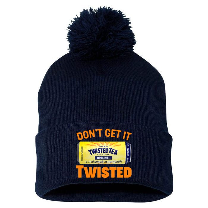 Funny Don't Get It Twisted Tea Meme Pom Pom 12in Knit Beanie