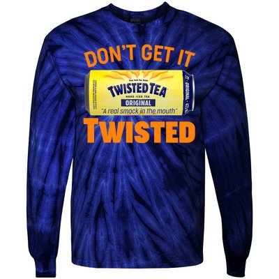 Funny Don't Get It Twisted Tea Meme Tie-Dye Long Sleeve Shirt