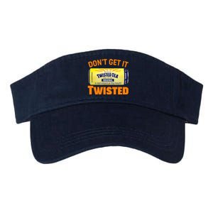 Funny Don't Get It Twisted Tea Meme Valucap Bio-Washed Visor